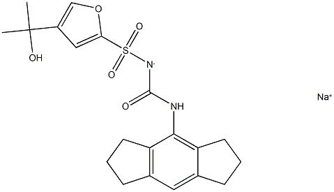 256373-96-3，N-[[(1,2,3,5,6,7-六氢-S-引达省-4-基)氨基]羰基]-4-(1-羟基-1-甲基乙基)-2-呋喃磺酰胺单钠盐 CP-456773 sodium