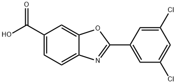 594839-88-0 ，2-(3,5-二氯苯基)-6-苯并恶唑甲酸  2-(3,5-Dichlorophenyl)-6-benzoxazole carboxylic acid