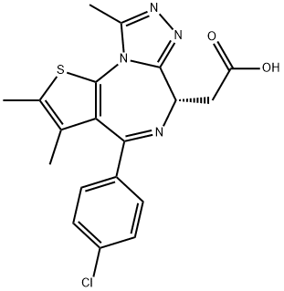 202592-23-2(6S)-4-(4-氯苯基)-2,3,9-三甲基-6H-噻吩并[3,2-F][1,2,4]噻唑并[4,3-A][1,4]二氮杂卓-6-乙酸