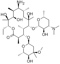 26116-56-3  (9S)-红霉胺 (9S)-9-Amino-9-deoxoerythromycin