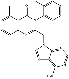 371242-69-2  2-[(6-氨基-9H-嘌呤-9-基)甲基]-5-甲基-3-(2-甲基苯基)-4(3H)-喹唑啉酮  