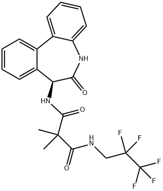 847925-91-1N1-[(7S)-6,7-二氢-6-氧代-5H-二苯并[B,D]氮杂卓-7-基]-2,2-二甲基-N3-(2,2,3,3,3-五氟丙基)丙二酰胺