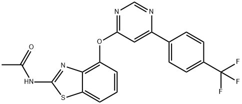 659730-32-2N-[4-[[6-[4-(三氟甲基)苯基]-4-嘧啶基]氧基]-2-苯并噻唑基]乙酰胺