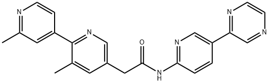 1243244-14-5 2',3-二甲基-N-[5-(2-吡嗪基)-2-吡啶基]-[2,4'-联吡啶]-5-乙酰胺LGK-974