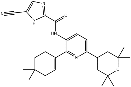 1142363-52-7 EDICOTINIB 4-cyano-N-(2-(4,4-dimethylcyclohex-1-en-1-yl)-6-(2,2,6,6-tetramethyltetrahyd