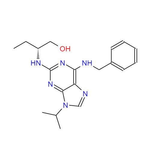 CAS： 186692-46-6,英文名称：Roscovitine (CYC202,Seliciclib) 