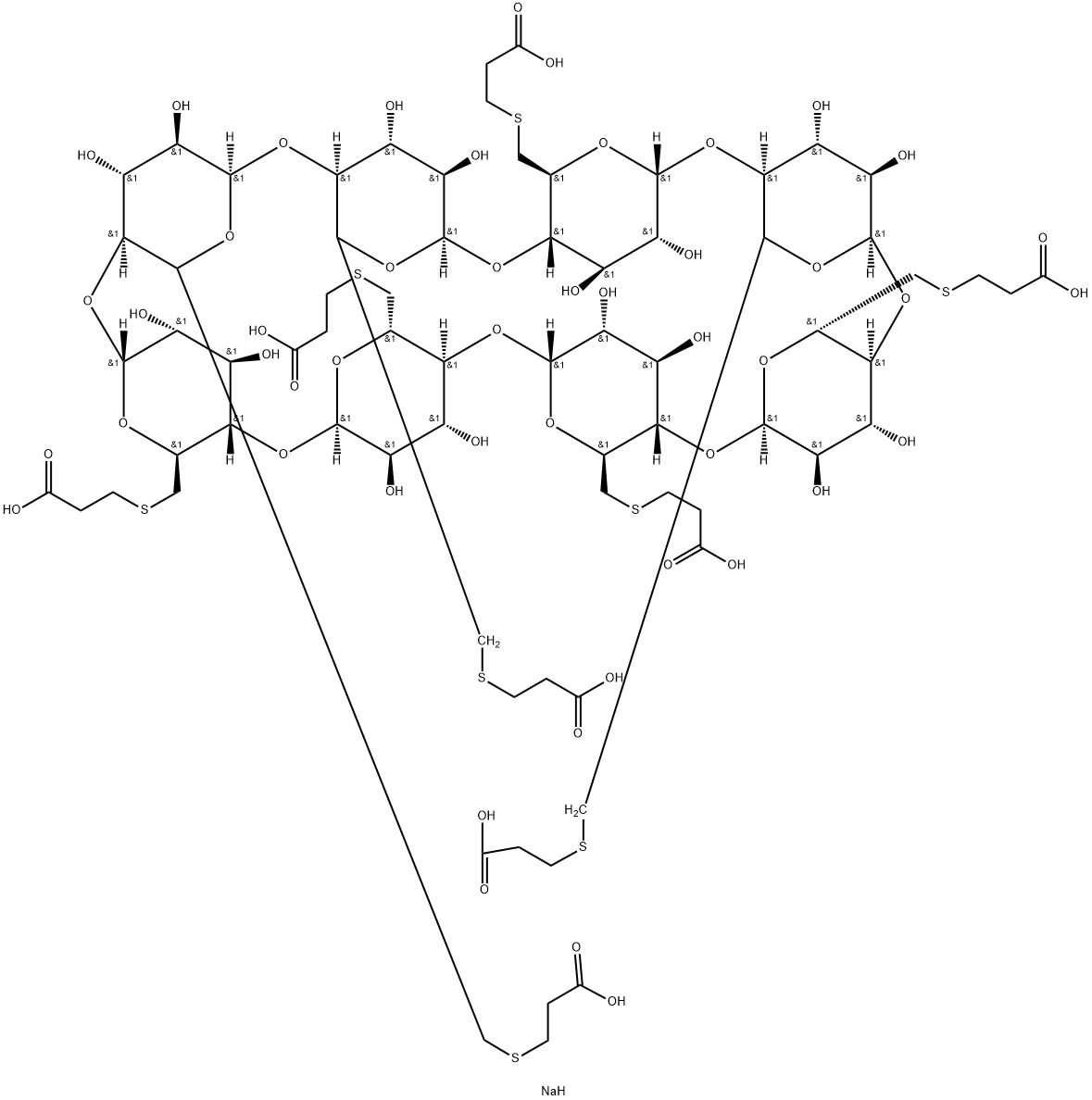 343306-79-6舒更葡糖钠Sugammadex sodium