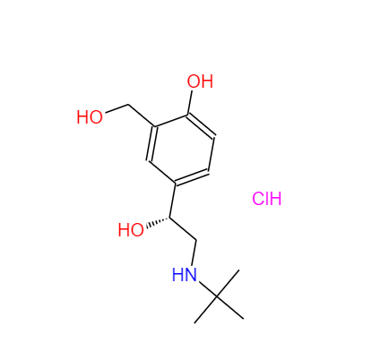 CAS：50293-90-8,盐酸左沙丁醇 ,Levalbuterol hydrochloride 