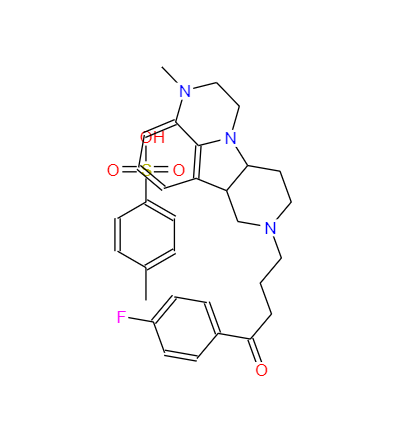 CAS：1187020-80-9，卢美哌隆对甲苯磺酸盐 ，lumateperone Tosylate 