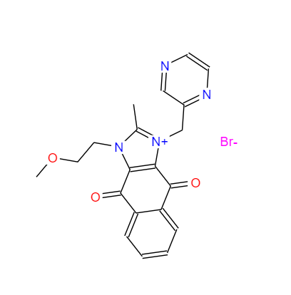 CAS：781661-94-7,4,9-二氢-1-(2-甲氧基乙基)-2-甲基-4,9-二氧代-3-(2-吡嗪甲基)-1H-萘并[2,3-D]咪唑溴化物 ,YM155 