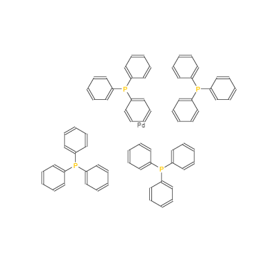 CAS：14221-01-3,四(三苯基膦)钯(0) ,Tetrakis(triphenylphosphine)palladium(0) 