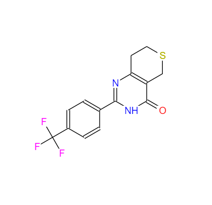 CAS：284028-89-3，3,5,7,8-四氢-2-[4-(三氟甲基)苯基]-4H-噻喃并[4,3-D]嘧啶-4-酮