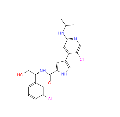 CAS：869886-67-9,4-[5-氯-2-[(1-甲基乙基)氨基]-4-吡啶基]-N-[(1S)-1-(3-氯苯基)-2-羟基乙基]-1H-吡咯-2-甲酰胺