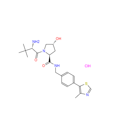 CAS：1448189-80-7,(2S,4R)-1-((S)-2-氨基-3,3-二甲基丁酰基)-4-羟基-N-(4-(4-甲基噻唑-5-基)苄基)吡咯烷-2-甲酰胺盐酸盐