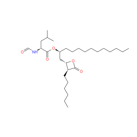 CAS： 96829-58-2, 奥利司他 ,英文名称： Orlistat 
