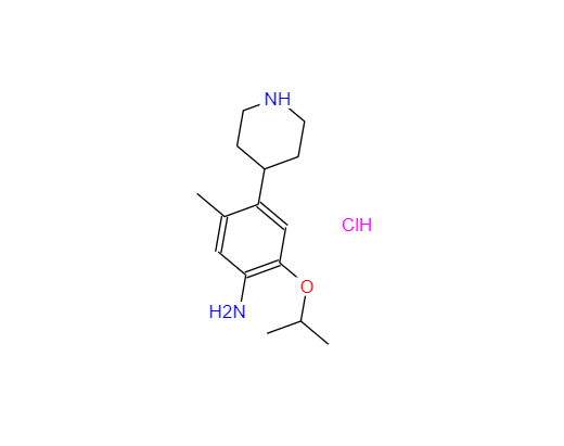 CAS：1380575-45-0,5-甲基-2-(1-甲基乙氧基)-4-(4-哌啶)-苯胺二盐酸盐