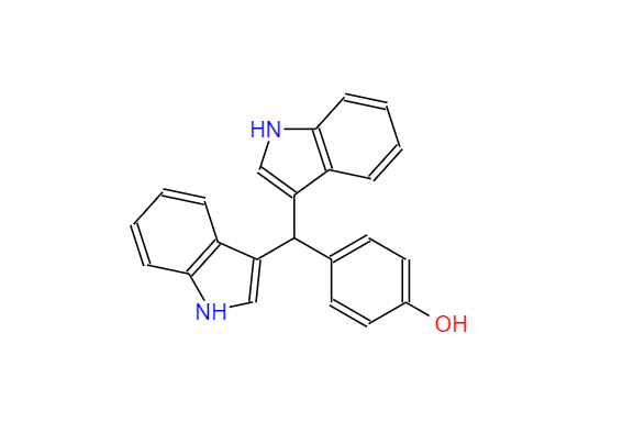 CAS：151358-47-3,4-(二(1H-吲哚-3-基)甲基)苯酚