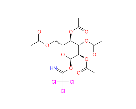 CAS：74808-10-9,2,3,4,6-四-O-乙酰-α-D-吡喃葡糖基三氯乙酰亚胺酯