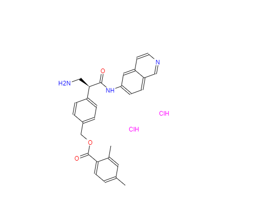 CAS：1253952-02-1,2,4-二甲基苯甲酸 [4-[(1S)-1-(氨基甲基)-2-(6-异喹啉基氨基)-2-氧代乙基]苯基]甲基酯二盐酸盐