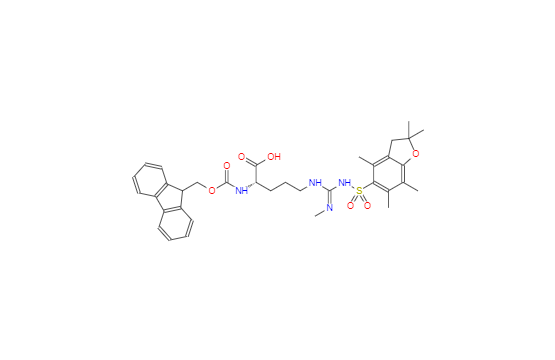 CAS：1135616-49-7,Fmoc-Arg(Me,pbf)-OH