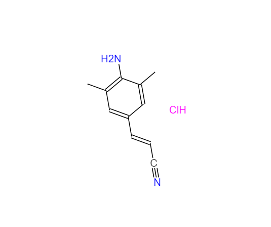 CAS：661489-23-2,(e)-3-(4-氨基-3,5-二甲基苯基)丙烯腈盐酸盐