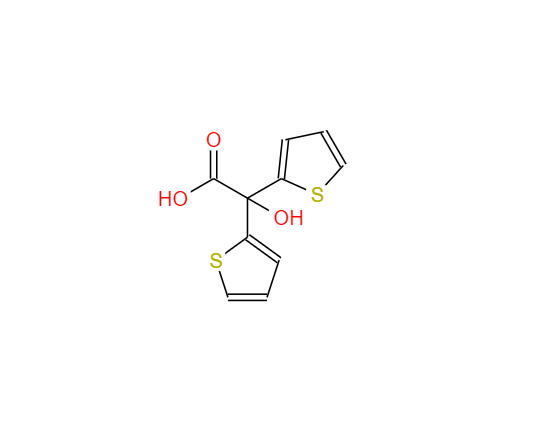 CAS：4746-63-8，2-羟基-2,2-二(噻吩-2-基)乙酸