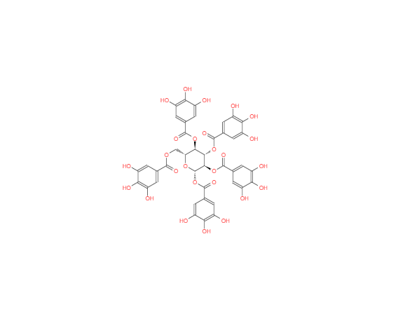 CAS：14937-32-7,β-五没食子酰葡萄糖