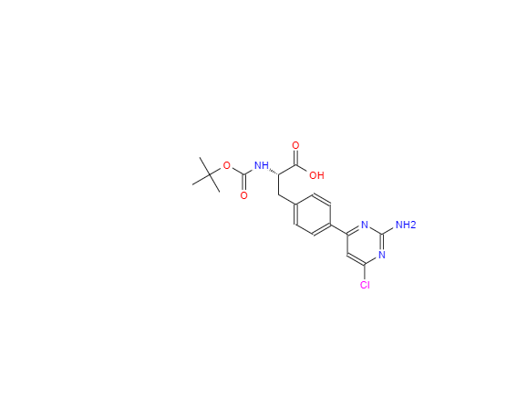 CAS：1033804-86-2,(S)-3-(4-(2-氨基-6-氯嘧啶-4-基)苯基)-2-((叔丁氧基羰基)氨基)丙酸