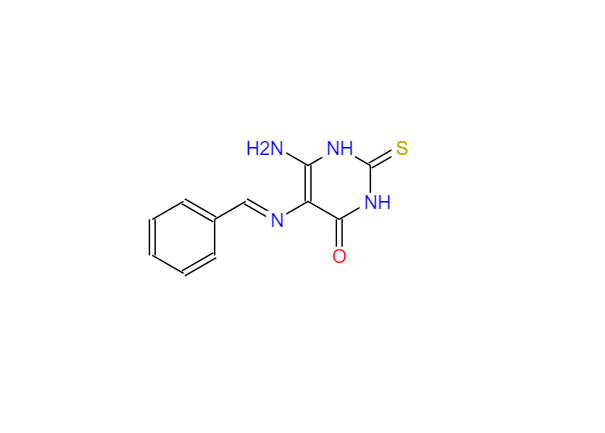 CAS：64232-83-3,6-氨基-5-(苯亚甲基氨基)-2-硫代-2,3-二氢嘧啶-4(1H)-酮