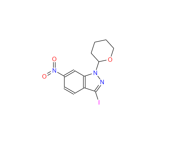 CAS：886230-74-6,3-碘-6-硝基-1-(四氢-2H-吡喃-2-基)-1H-吲唑