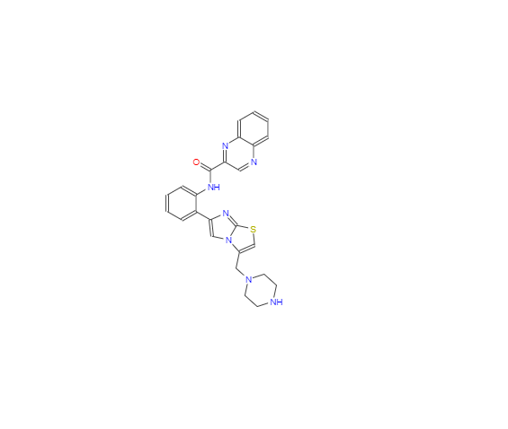 CAS：925434-55-5,N-[2-[3-(1-Piperazinylmethyl)imidazo[2,1-b]thiazol-6-yl]phenyl]-2-quinoxalinecarboxa