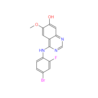CAS：196603-96-0，4-(4-溴-2-氟苯胺基)-7-羟基-6-甲氧基喹唑啉 