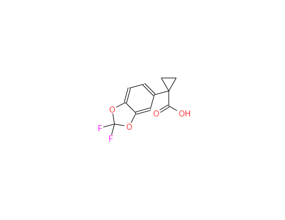 CAS：862574-88-7,1-(2,2-二氟苯并[D][1,3]二氧杂环戊烯-5-基)环丙烷甲酸