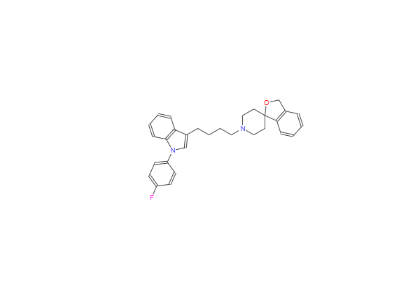 CAS：147817-50-3,1'-(4-(1-(4-氟苯基)-1H-吲哚-3-基)丁基)-3H-螺[异苯并呋喃-1,4'-哌啶]