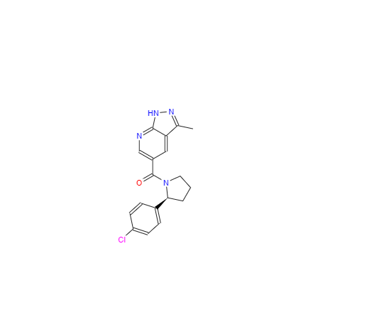 CAS：1883423-59-3,(S)-(2-(4-chlorophenyl)pyrrolidin-1-yl)(3-methyl-1H-pyrazolo[3,4-b]pyridin-5-yl)met