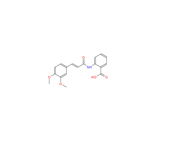 CAS：70806-55-2,(E)-2-(3-(3,4-二甲氧基苯基)丙烯酰胺基)苯甲酸