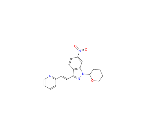 CAS：886230-75-7,(E)-6-硝基-3-[2-(吡啶-2-基)乙烯基]-1-(四氢-2H-吡喃-2-基)-1H-吲唑
