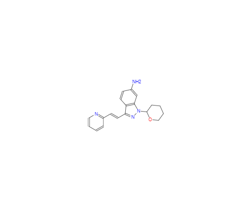 CAS：886230-76-8,(E)-3-[2-(吡啶-2-基)乙烯基]-1-(四氢-2H-吡喃-2-基)-1H-吲唑-6-胺