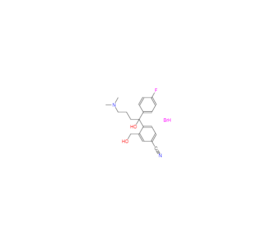 CAS：103146-26-5,4-[4-(二甲氨基)-1-(4-氟苯基)-1-羟丁基]-3-羟甲基苯腈氢溴酸盐