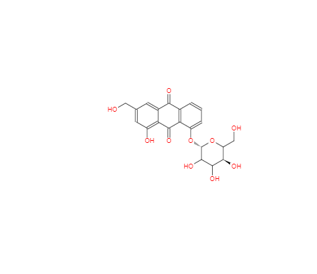 CAS：33037-46-6,芦荟大黄素-8-O-葡萄糖苷