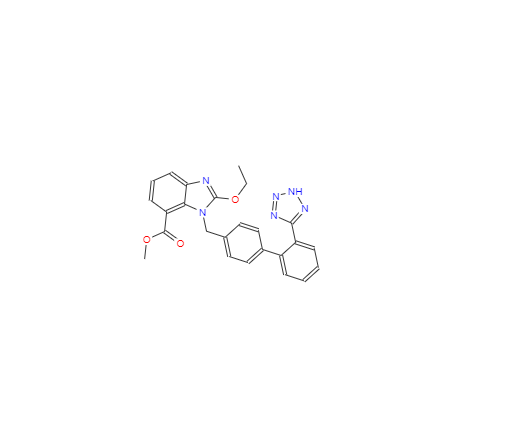 CAS：139481-69-9，2-乙氧基-1-[[(2'-(1H-四唑-5-基)联苯-4-基)甲基]苯并咪唑]-7-甲酸甲酯