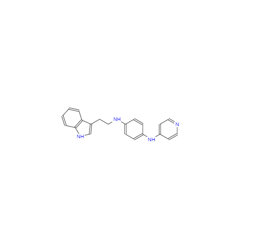 CAS：881202-45-5,N-[2-(1H-吲哚-3-基)乙基]-N'-(4-吡啶基)-1,4-苯二胺