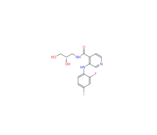 CAS：1236699-92-5,(S) -N- (2,3-dihydroxypropyl) -3- (2- fluoro- 4- iodo phenyl amino ) isonicotin ami