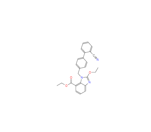 CAS：139481-41-7,2-乙氧基-1-[[(2`-腈基连苯-4-取代)甲基]苯并咪唑]-7-羧酸乙酯