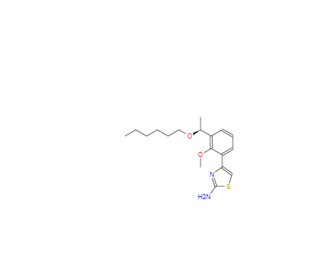 CAS：1110767-98-0,4-(3-((S)-1-(hexyloxy)ethyl)-2-methoxyphenyl)thiazol-2-amine