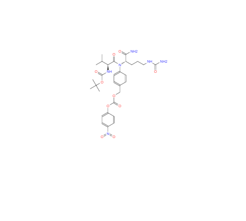 CAS：870487-10-8，Boc-Val-Cit-PAB-PNP