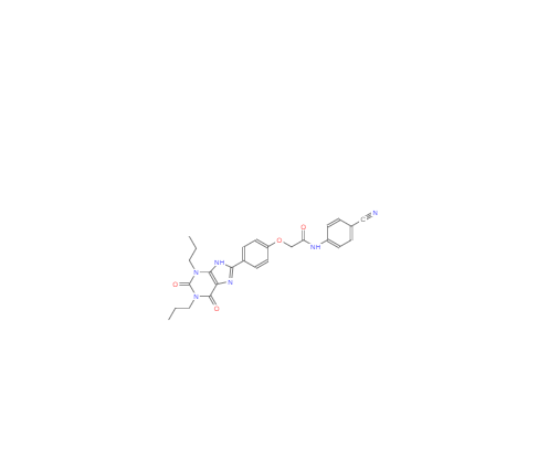 CAS：264622-58-4,MRS 1754;N-(4-Cyanophenyl)-2-[4-(2,3,6,7-tetrahydro-2,6-dioxo-1,3-dipropyl-1H-purin-
