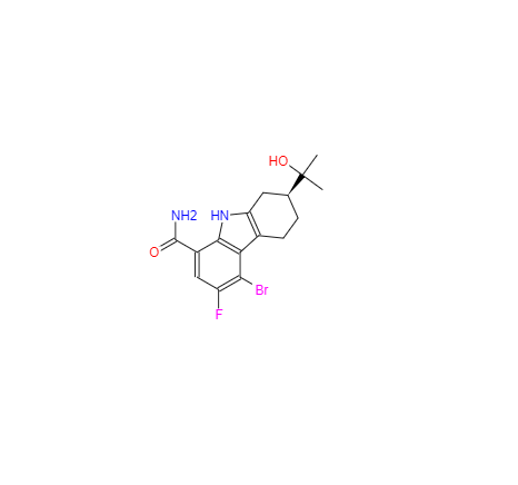 CAS：1643156-23-3,(S)-5-bromo-6-fluoro-2-(2-hydroxypropan-2-yl)-2,3,4,9-tetrahydro-1H-carbazole-8-car