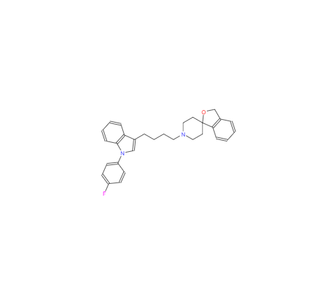 CAS：147817-50-3,1'-(4-(1-(4-氟苯基)-1H-吲哚-3-基)丁基)-3H-螺[异苯并呋喃-1,4'-哌啶]