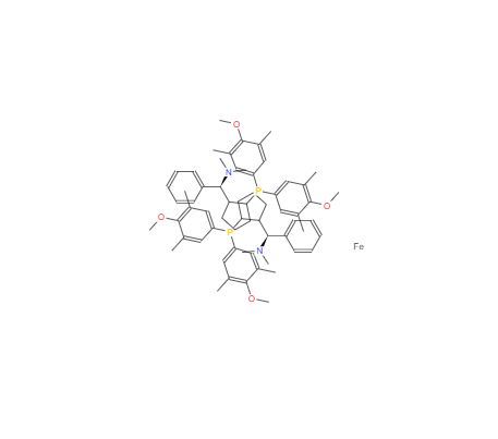 CAS：494227-37-1,(S,S)-(-)-2,2'-双[-(N,N-二甲胺苯基甲基-1,1'-双二(3,5-二甲基-4-甲氧基苯基)磷]二茂铁